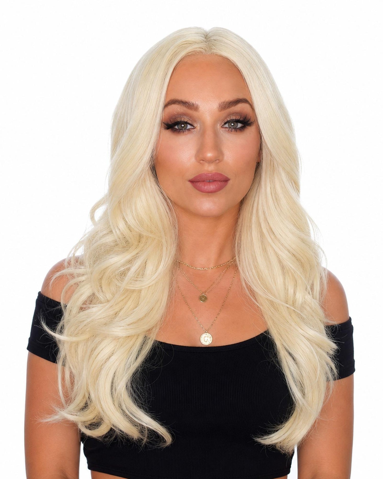 Blonde Lace Front Face Framing 70&