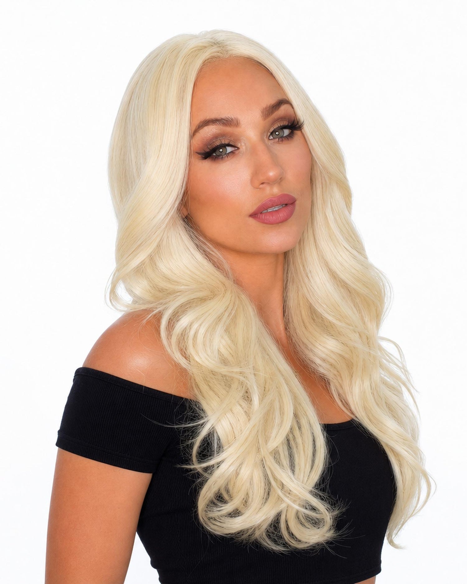 Blonde Lace Front Face Framing 70&