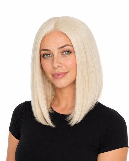 Blonde Centre Parting Lace Bob Style Wig. Chloe