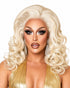 Platinum Blonde Curls Lace Front Wig. Jayne.