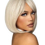 Platinum Blonde Bob Hairstyle Wig. Katie