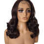 Dark Brown Bouncy Lace Front Wig. Desiree
