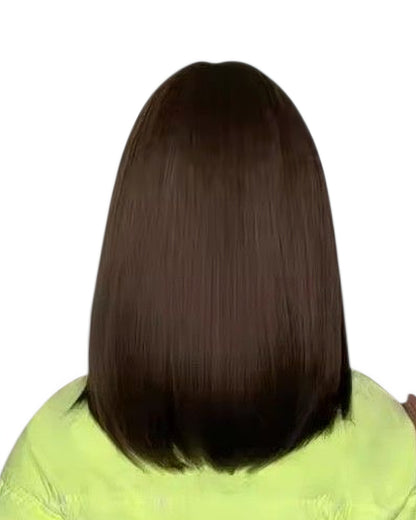 Dark Brown Straight Bob Wig. Kadence