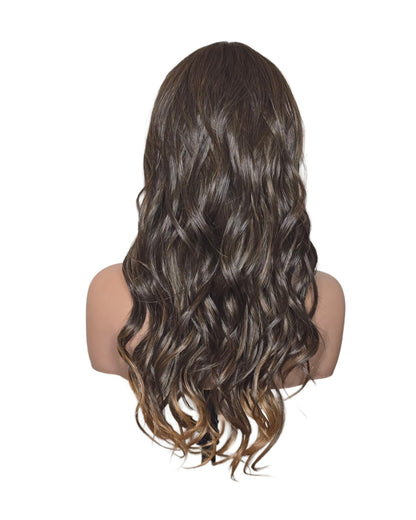 Mid Brown Long Wavy Wig. Abigail