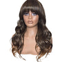 Mid Brown Long Wavy Wig. Abigail