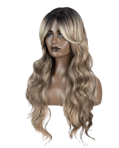 Ombre Blonde Middle Part Lace Wig. Wendi