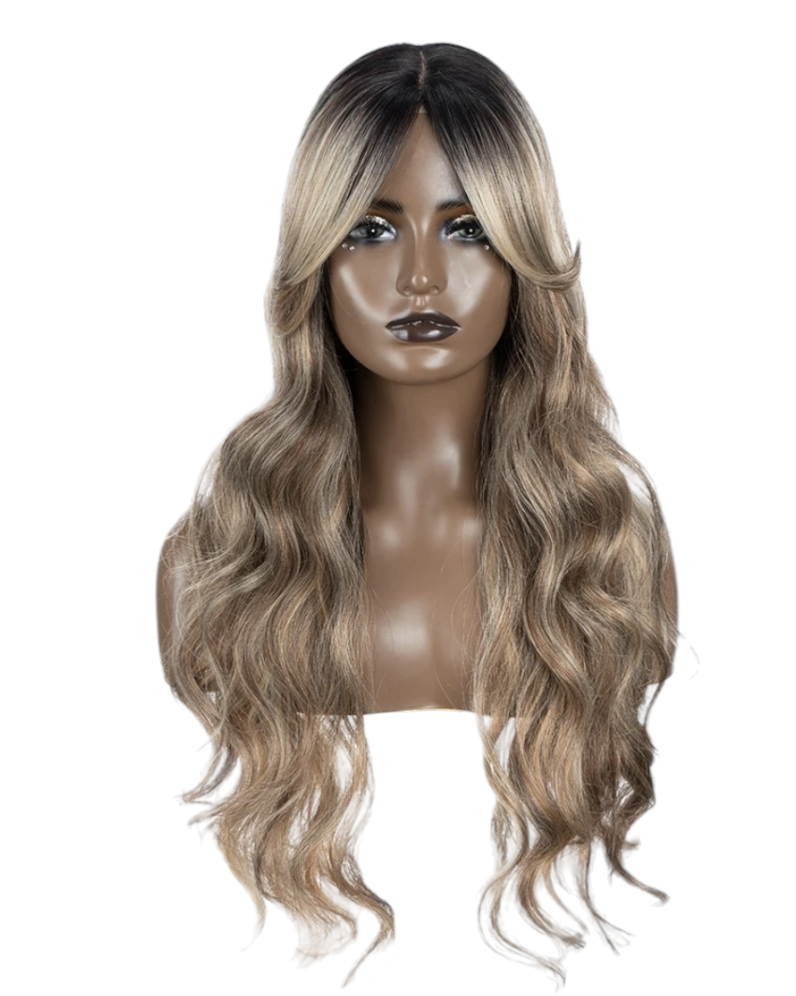 Ombre Blonde Middle Part Lace Wig. Wendi