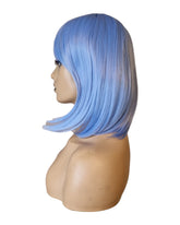 Pastel Blue Bobbed Bob Hairstyle Wig. Isla-CelebWigs