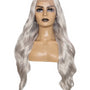 Platinum Steel Blonde Long  Lace Front Wig. VidaX