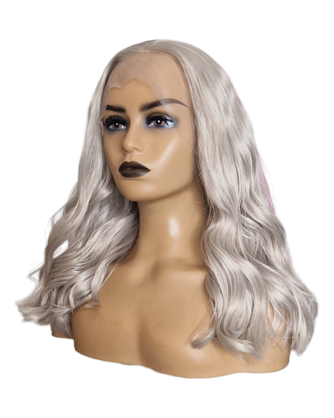 Platinum Steel Blonde Lace Front Wig. Vida