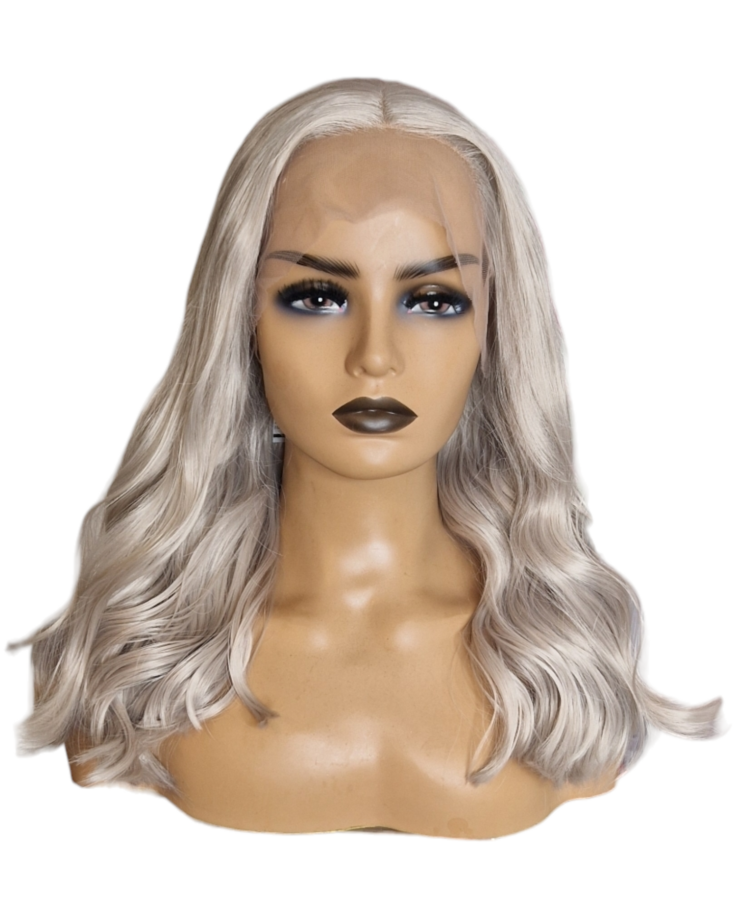 Platinum Steel Blonde Lace Front Wig. Vida