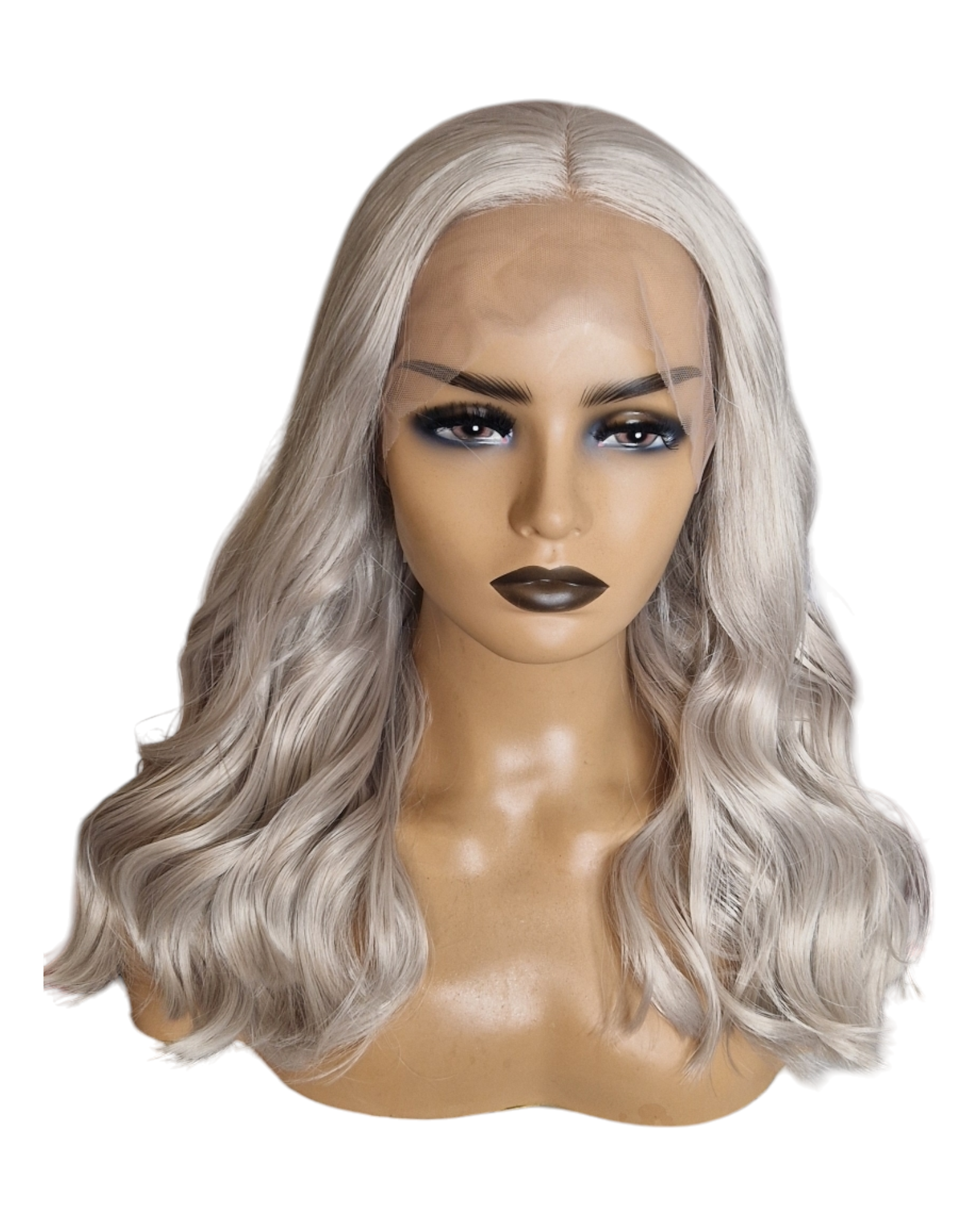 Platinum Steel Blonde Lace Front Wig. Vida