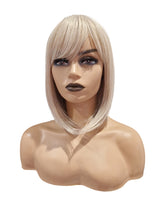 Platinum Blonde Bob Hairstyle Wig. Katie-CelebWigs