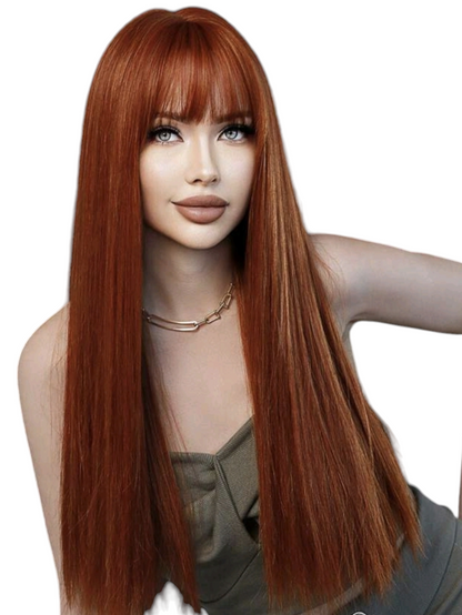 Ginger Razor Cut Straight Long Wig-CelebWigs