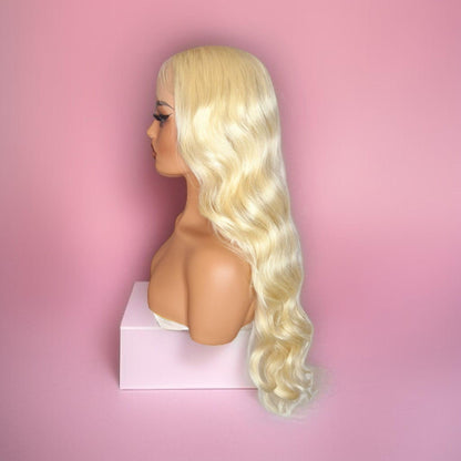 Blonde Long Glamour Lace Front Wig. Boujee