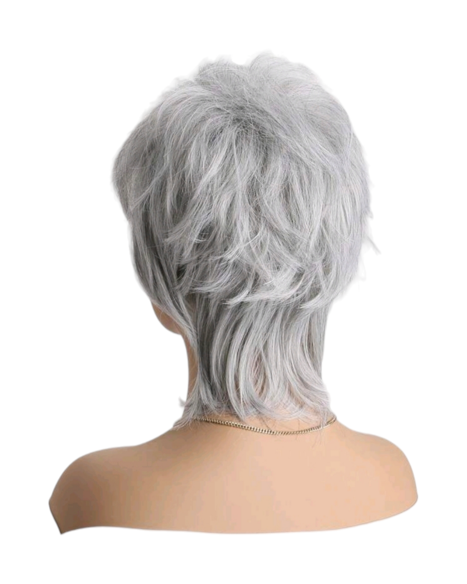 Silver Grey Short Style Wig. Bella-CelebWigs