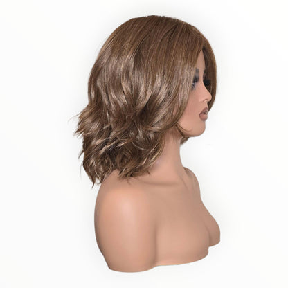 Autumn Blonde Wavy Bob Style Wig. Abbi