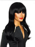 Bardot Black Volume Face Framing Wavy Wig With Bangs