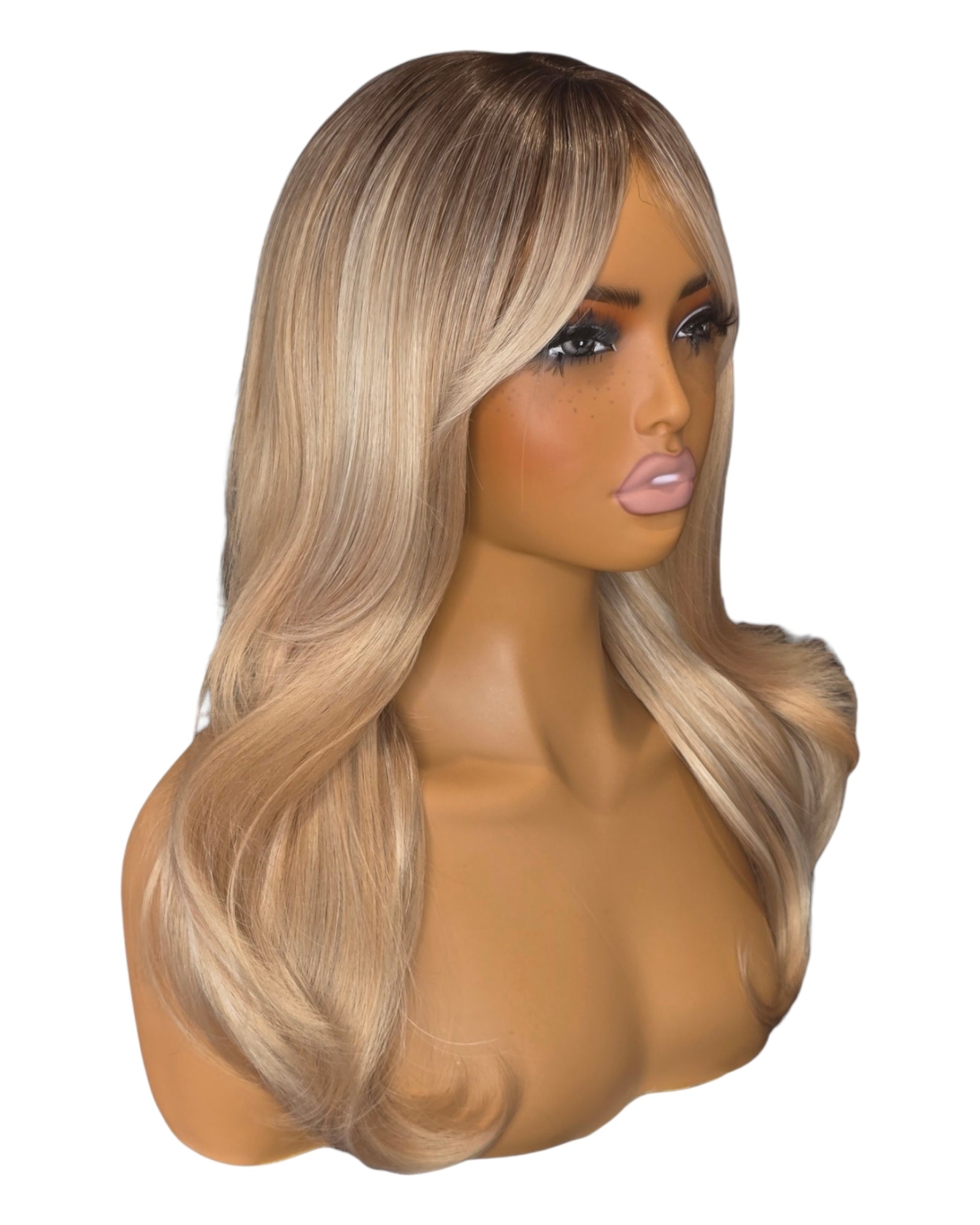 Golden Ombre Blonde Wig. Blaine