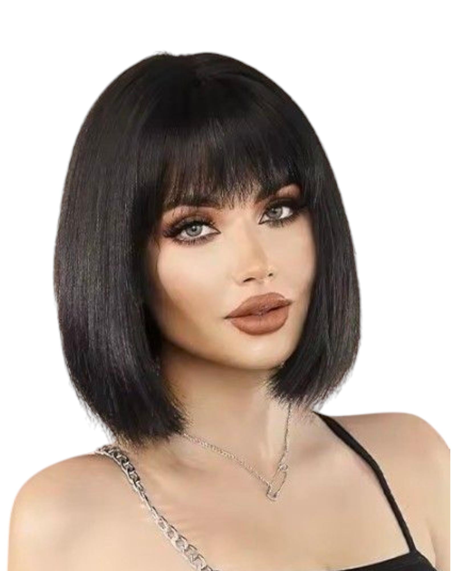 Black Bob Style Wig. Katt.