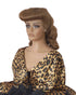 Caramel Brown Pin Up Vintage Roll Wig.
