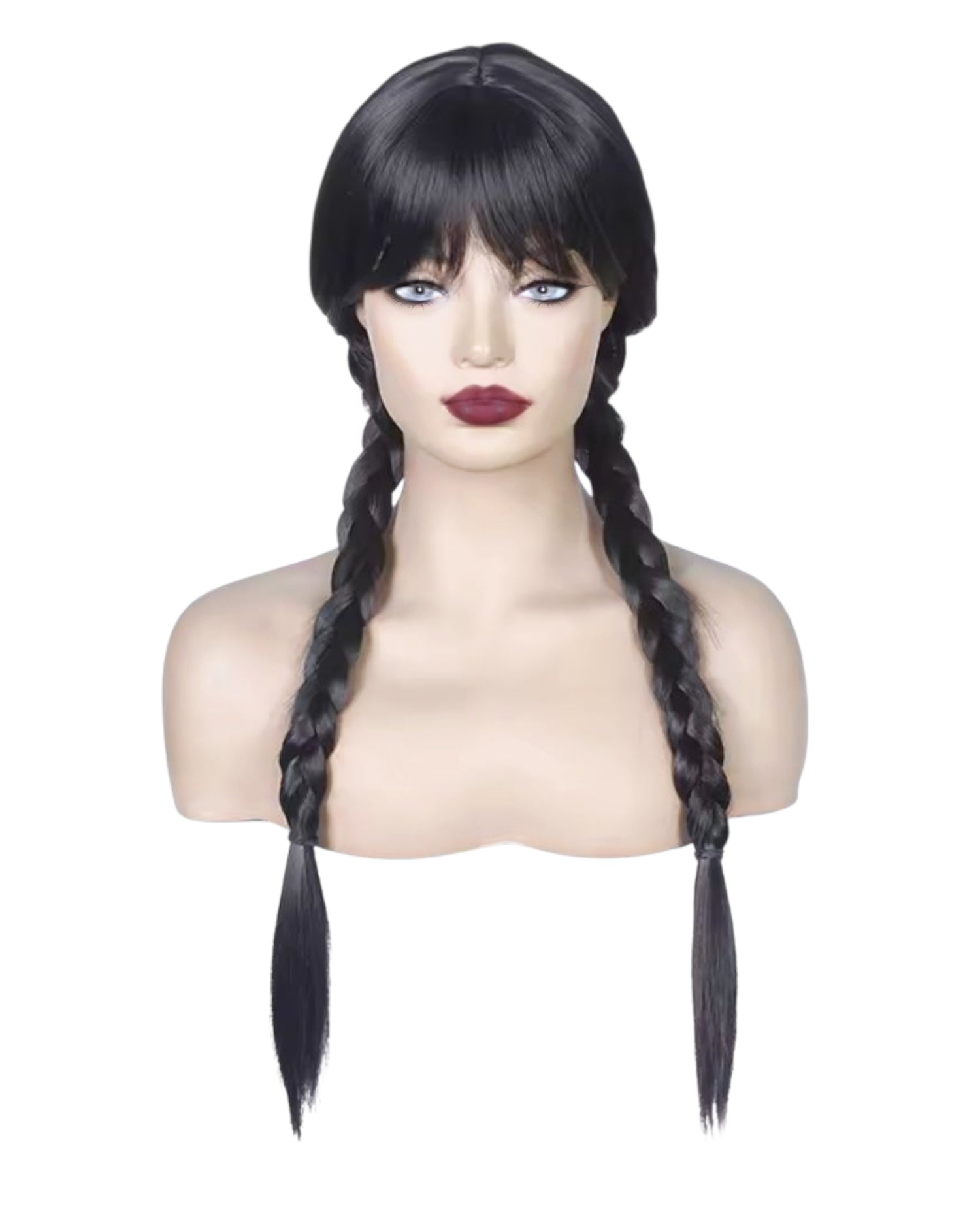 Wednesday Black Plaited Wig.