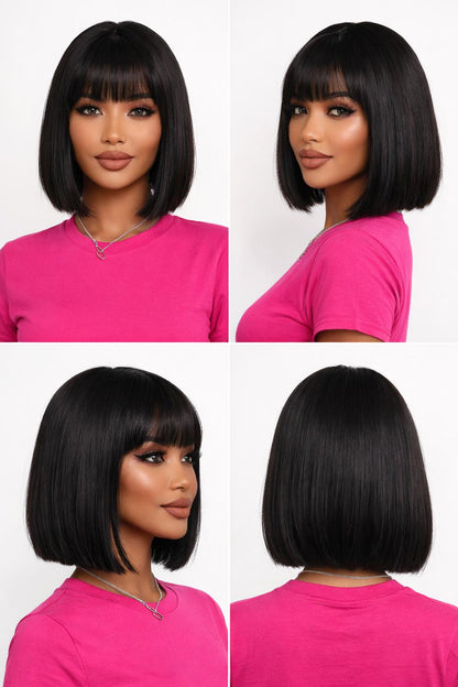 Black Bob Style Wig. Katt.