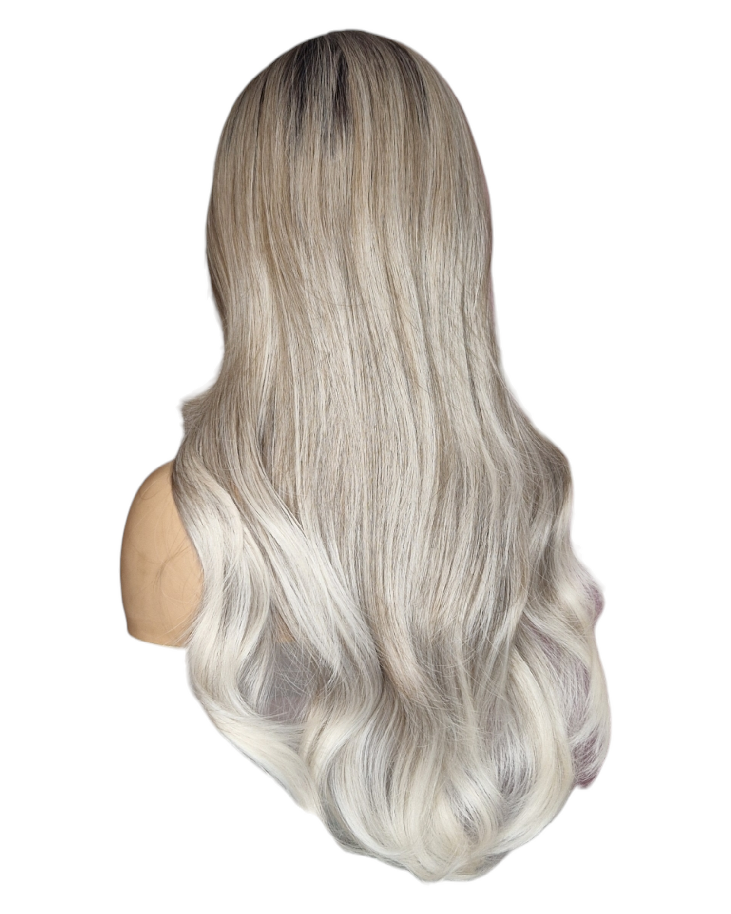 Silver Ash Blonde Long Wig. Charmaine