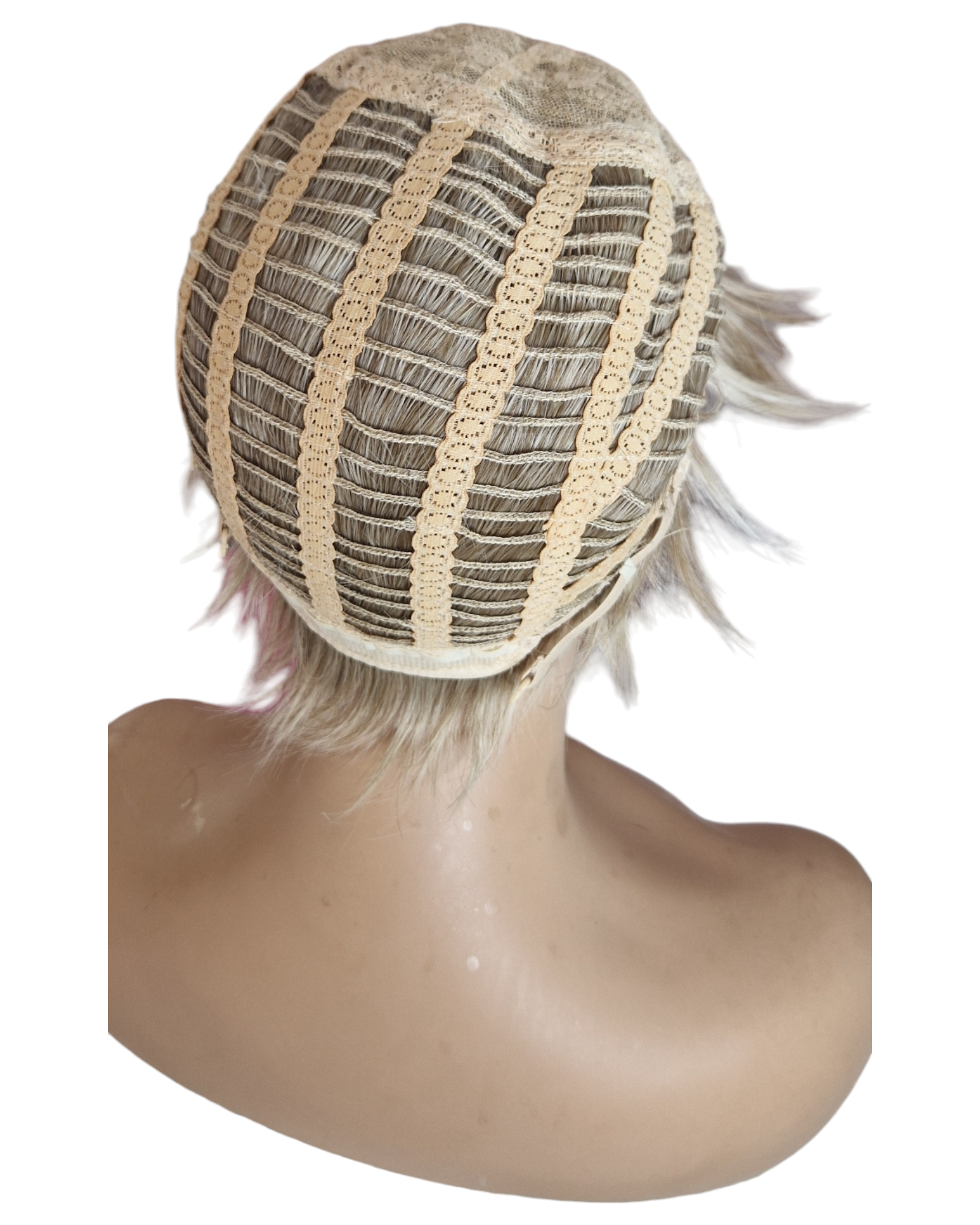 Short Chic Blonde Modern Pageboy Wig. Bobbi