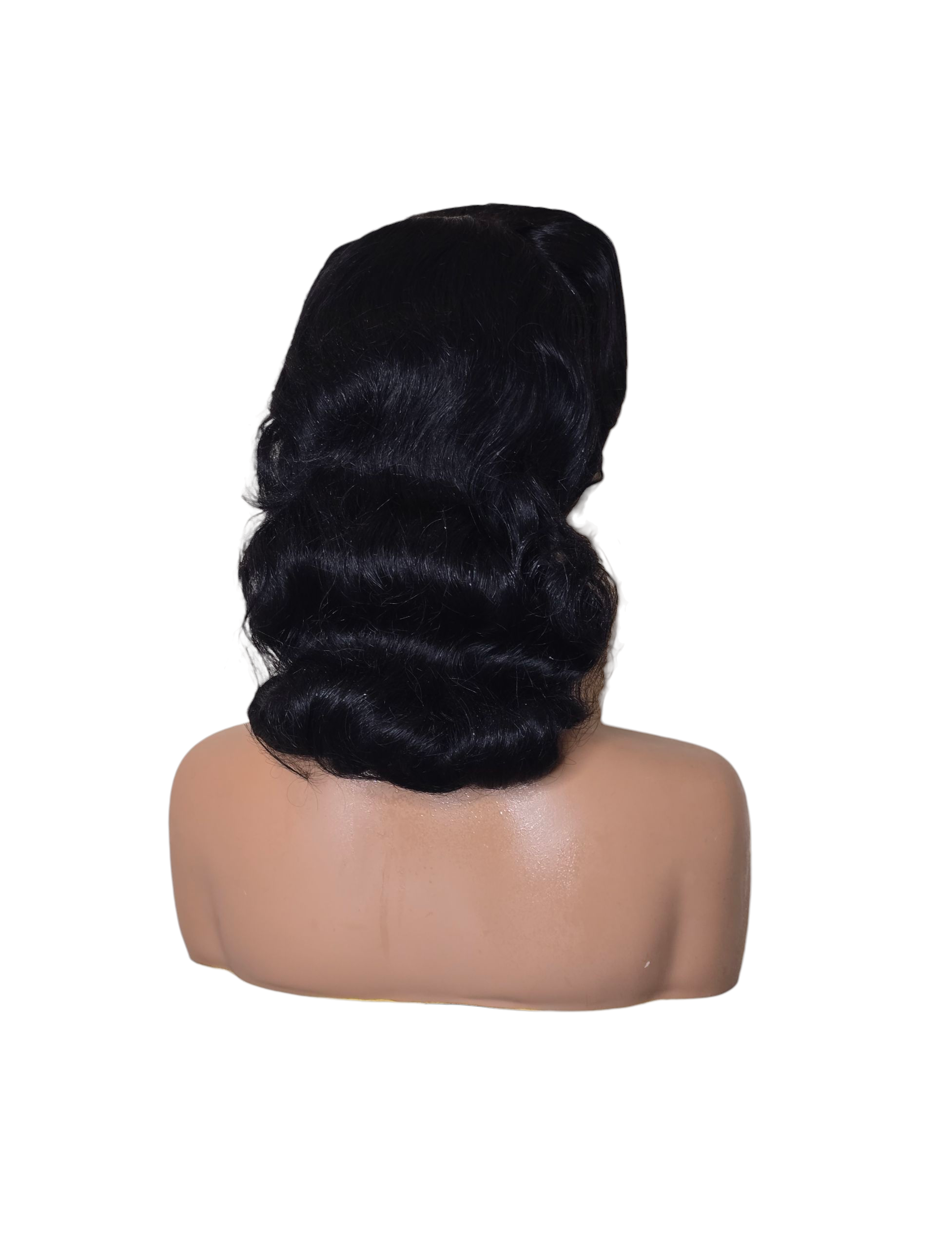 Black Pin Up Vintage Roll Wig.