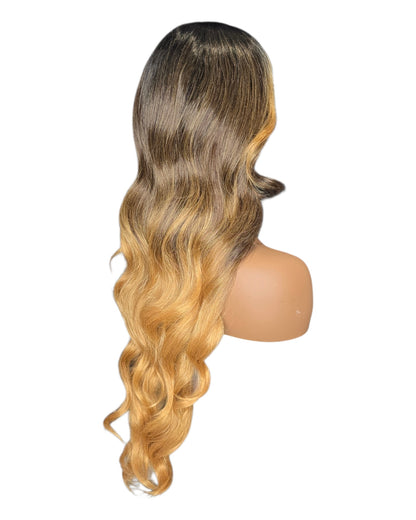 Caramel Ombre Lace Front Wig. Baye