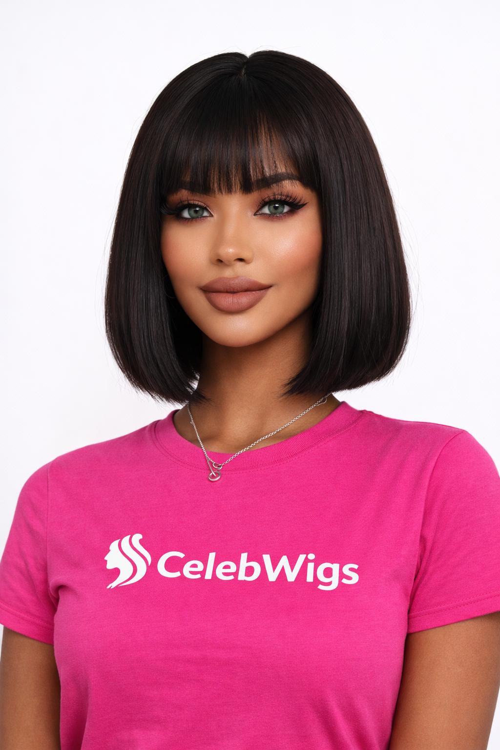 Black Bob Style Wig. Katt.