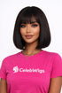 Black Bob Style Wig. Katt.