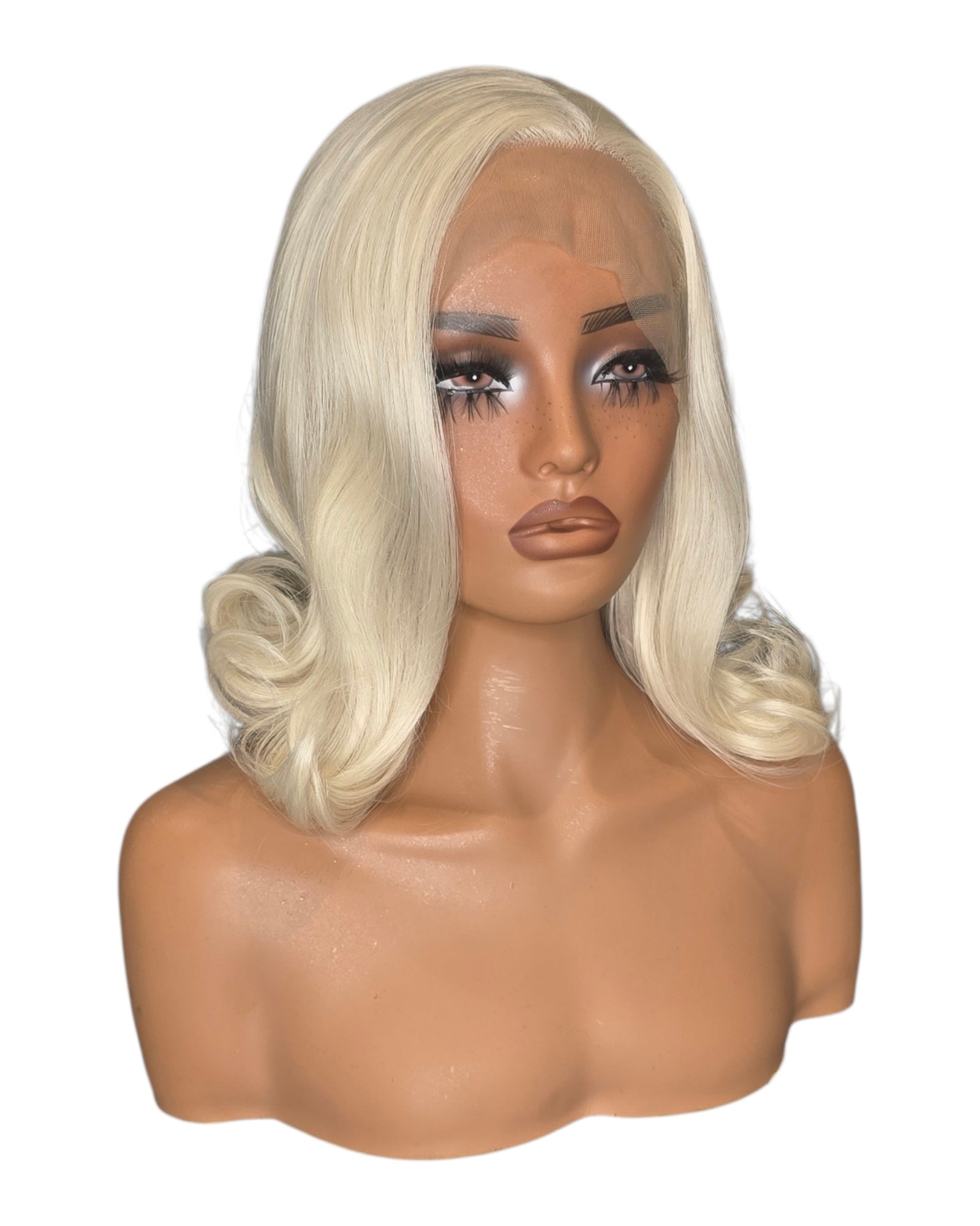 Blonde Glam Bob Lace Front Wig. Jools