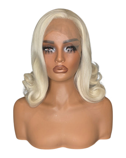 Blonde Glam Bob Lace Front Wig. Jools