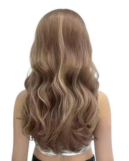 Blondish Brown Long Wavy Wig. Milly