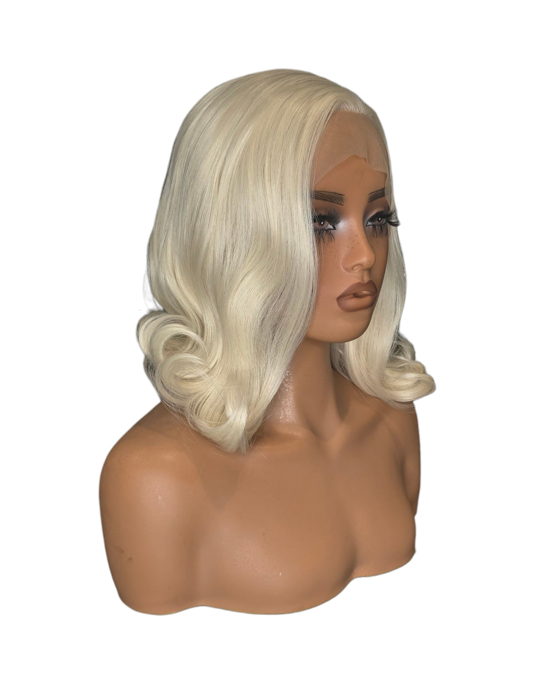 Blonde Glam Bob Lace Front Wig. Jools