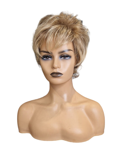 Short Urchin Toasted Blonde Wig. Sophie-CelebWigs