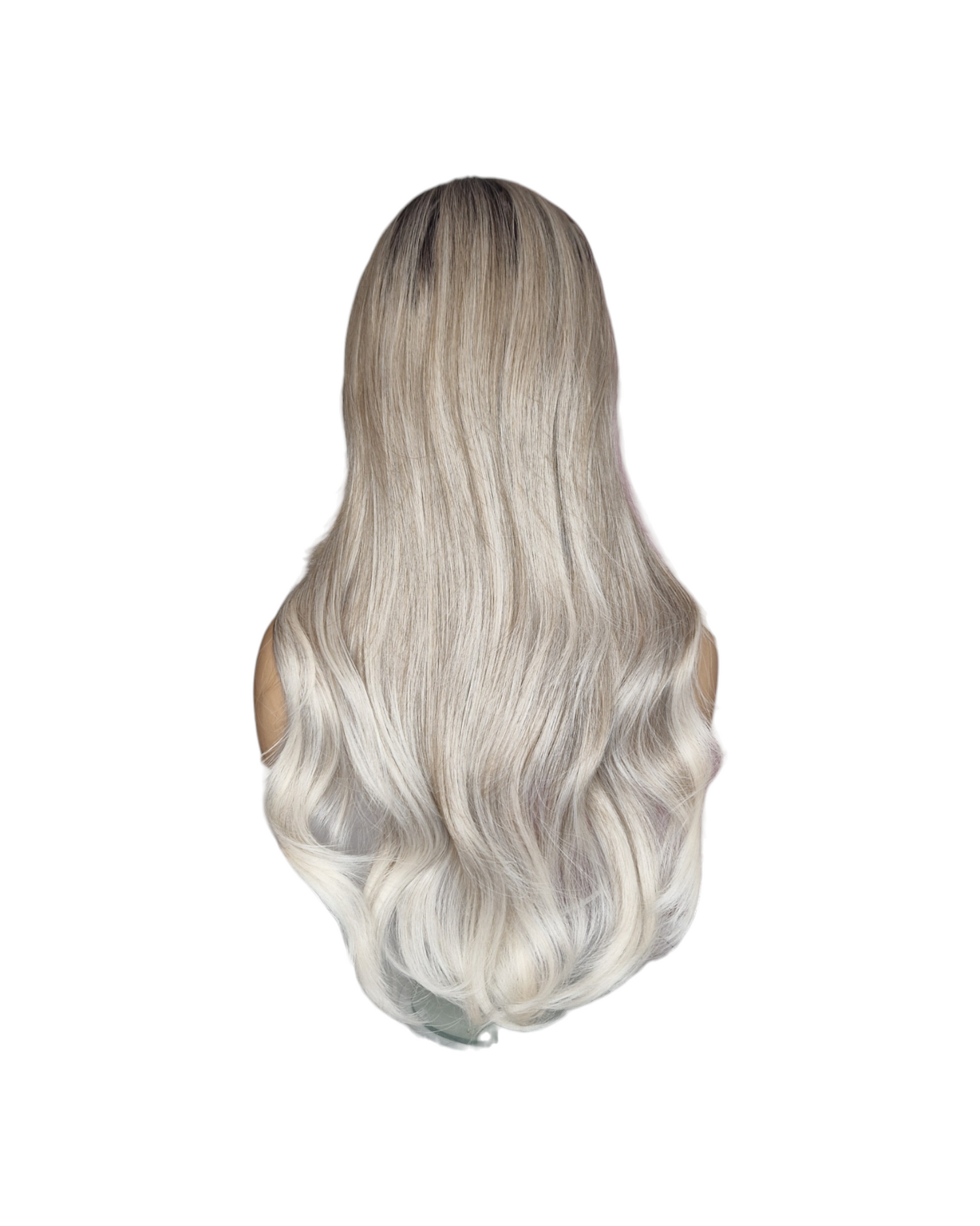 Silver Ash Blonde Long Wig. Charmaine