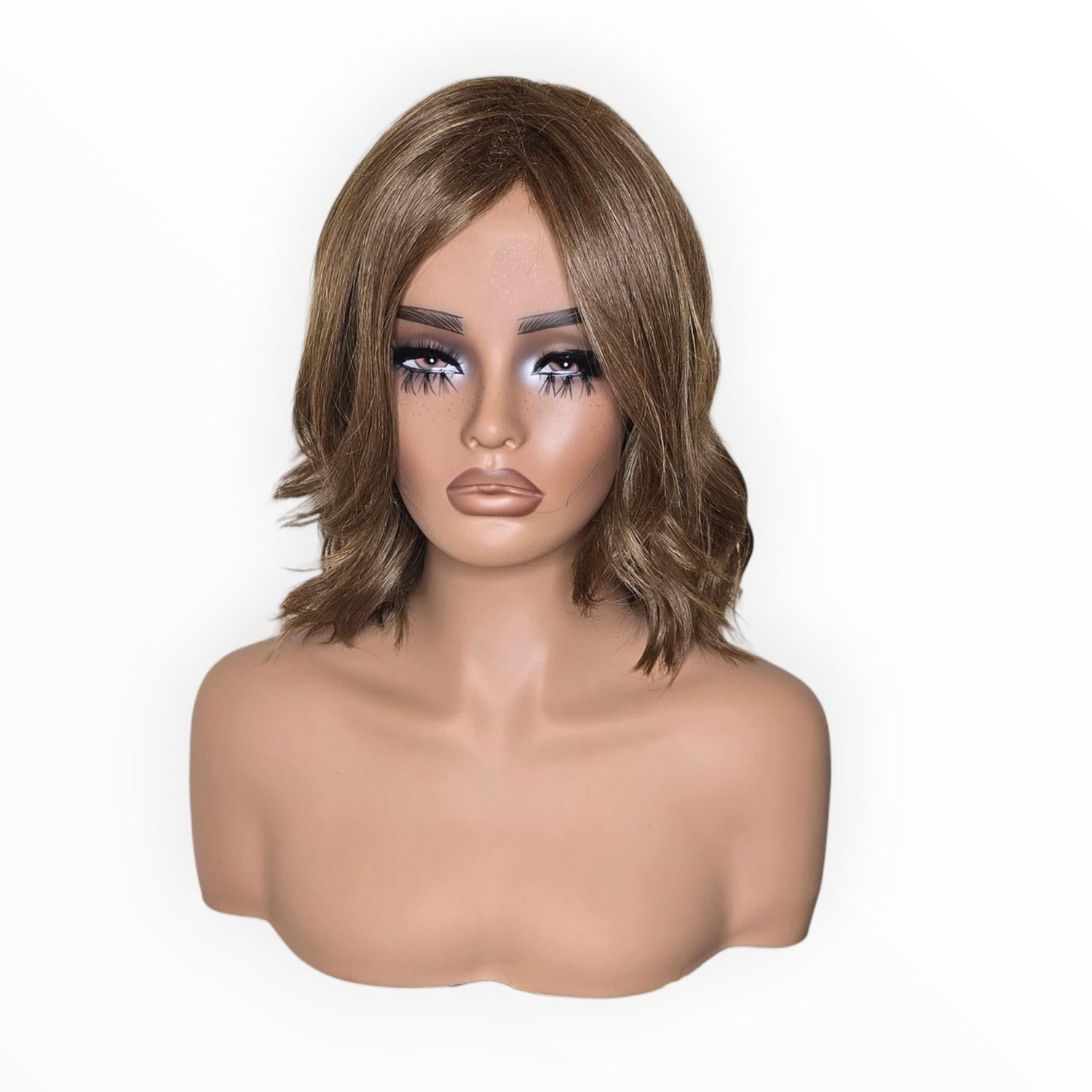Autumn Blonde Wavy Bob Style Wig. Abbi