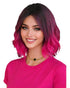 Ombre Pink Wavy Bob Wig. Crissie