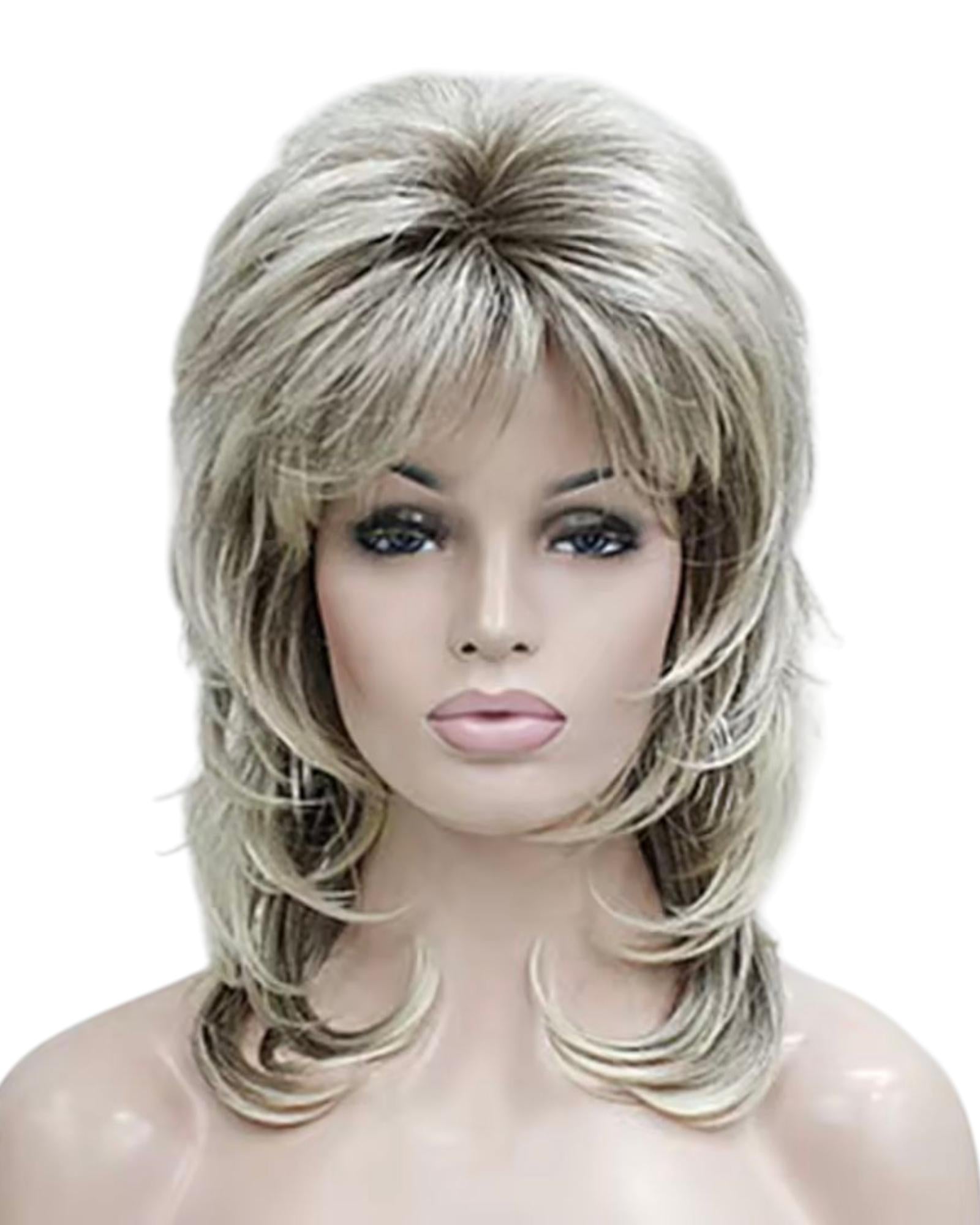 Ash Blonde Long Urchin Cut Wig. Suzi