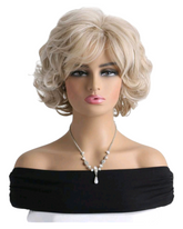 Blonde Short Bouncy Bob Wig. Maeve.-CelebWigs