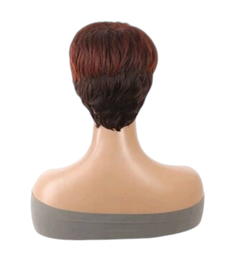 Copper Red Ombre Short Chic Wig. Emmie