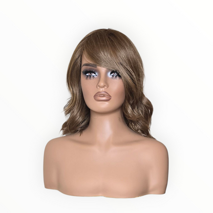 Autumn Blonde Wavy Bob Style Wig. Abbi