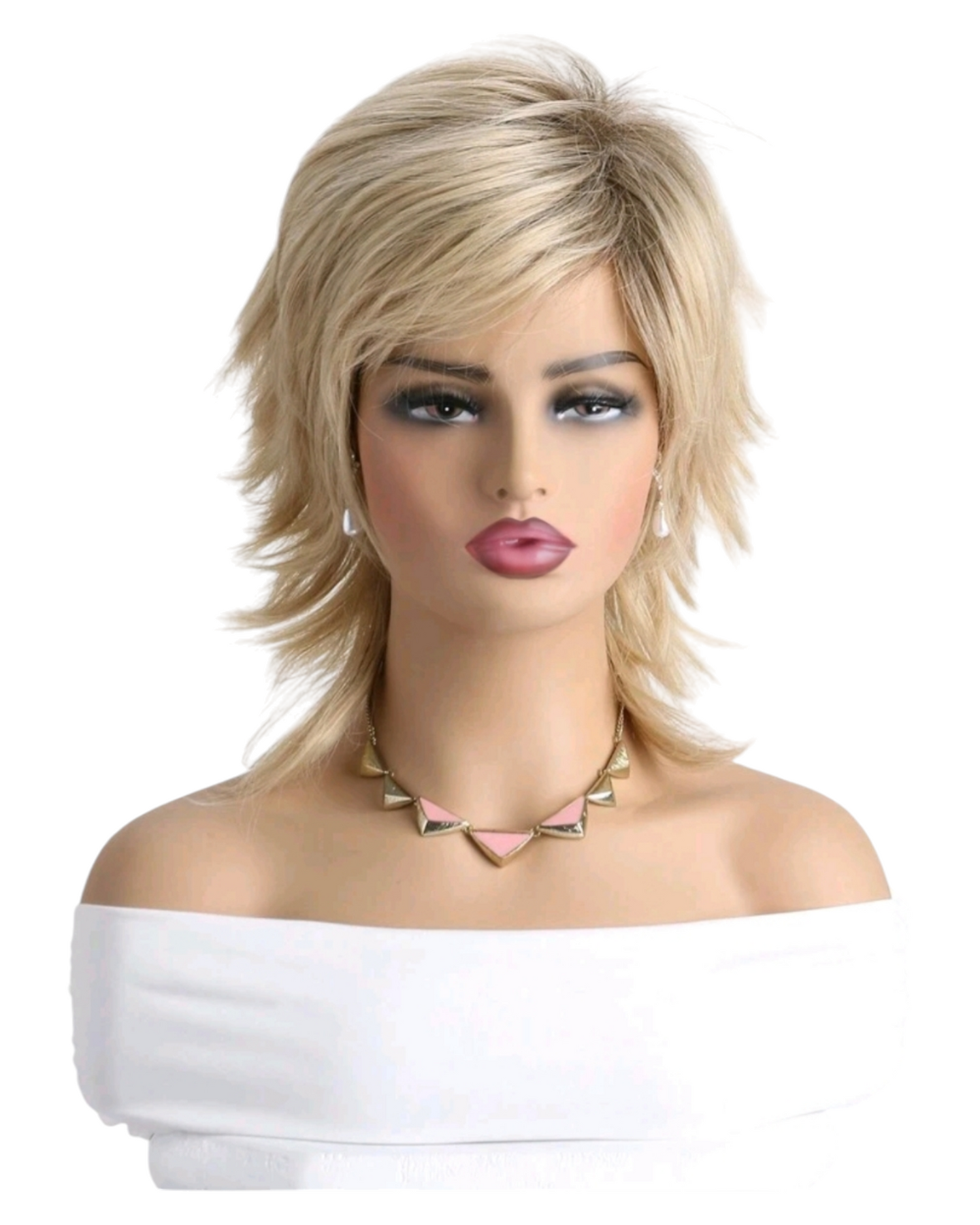 Blonde Short Urchin Wig. Bella-CelebWigs