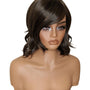 Dark Brown Choppy Wave Bob Wig. Abbi