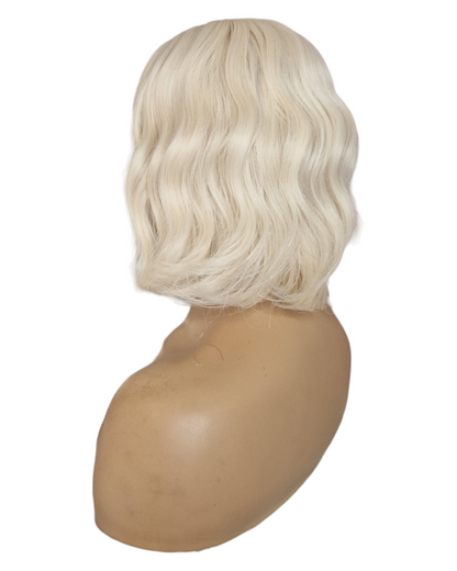 Blonde Wavy Bob Wig. Sable.