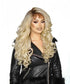 Platinum Blonde Curls Lace Front Wig. Bisha