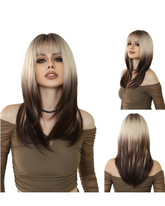 Ombre Blonde Brown Wig. Raine.-CelebWigs